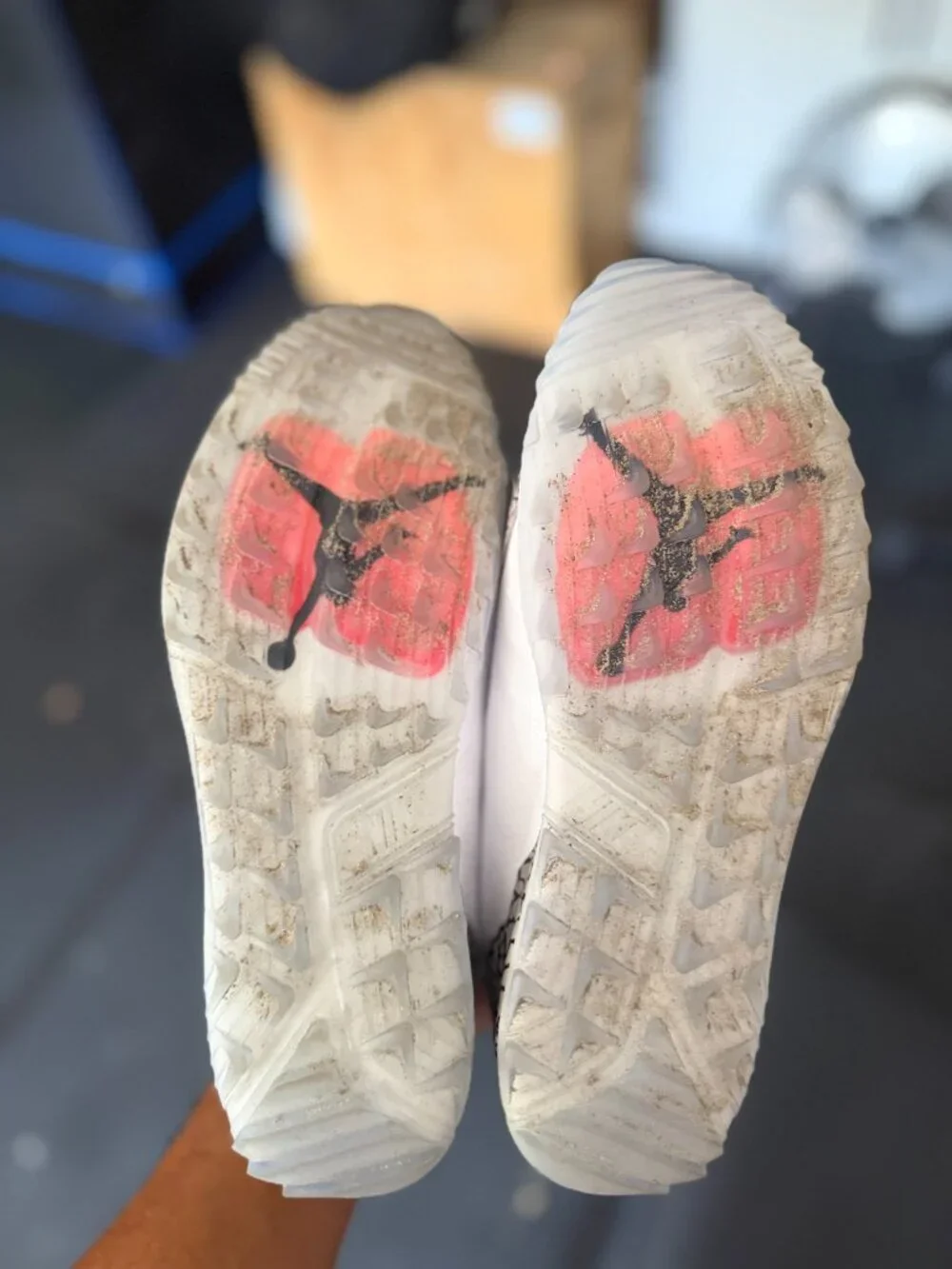 Jordan once used box